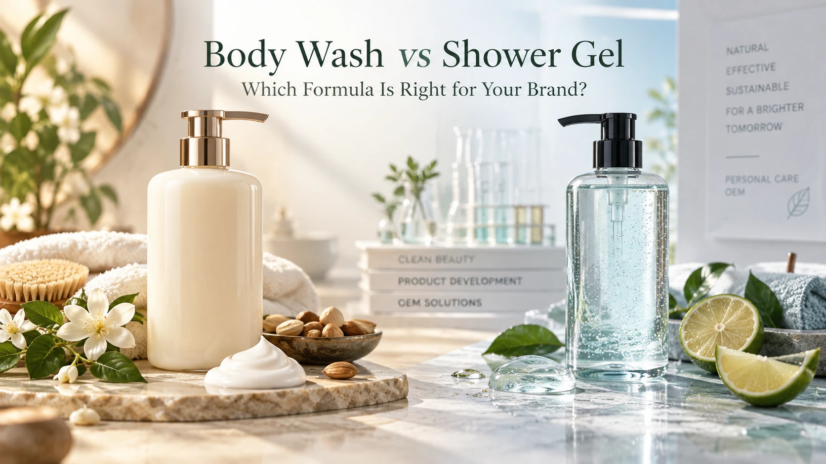 Gel de baño versus gel de ducha: ¿Qué fórmula debería elegir su marca?
